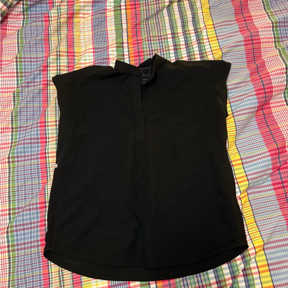 Figs Black Rafaela Top